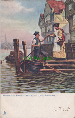 Illustrated Songs Postcard - The Jolly Young Waterman  SW12693