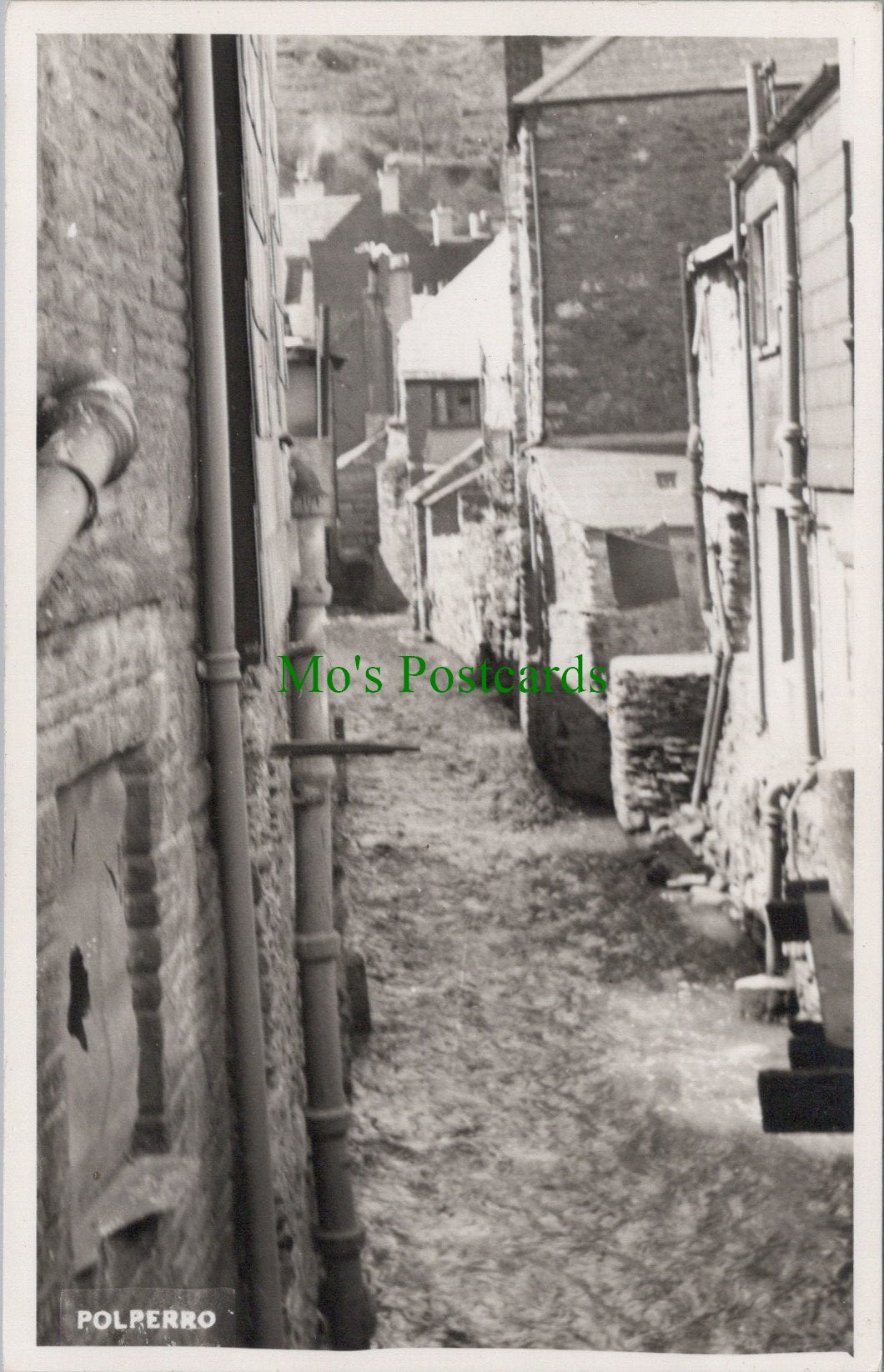 Cornwall Postcard - Polperro Street  SW12699