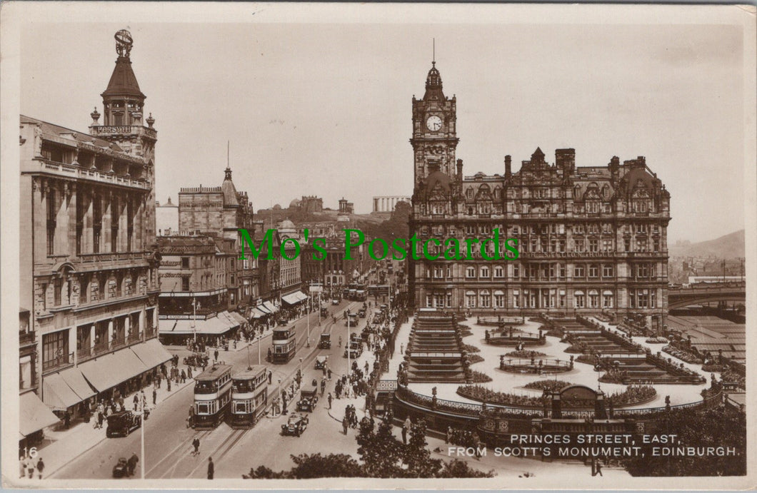 Scotland Postcard - Edinburgh, Princes Street   DC1594