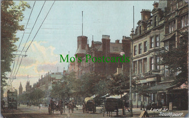 Lancashire Postcard - Southport, Lord Street   DC1609
