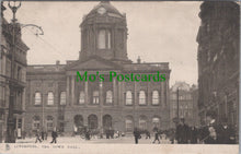 Load image into Gallery viewer, Lancashire Postcard - Liverpool, The Town Hall   DC1579
