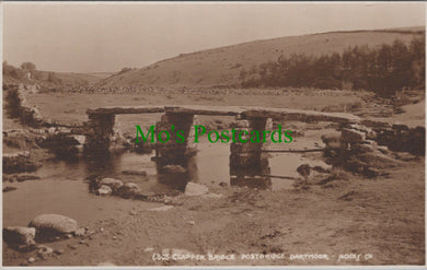 Devon Postcard - Clapper Bridge, Postbridge, Dartmoor  DC1549