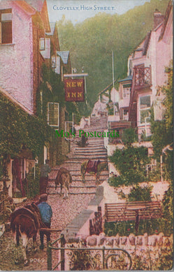 Devon Postcard - Clovelly High Street   DC1561