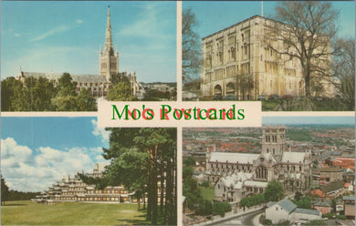 Norfolk Postcard - Views of Norwich   DC1494