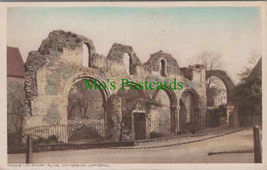 Kent Postcard - Canterbury Cathedral, Monks Infirmary Ruins  DC1495