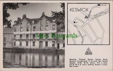 Load image into Gallery viewer, Cumbria Postcard - Keswick Map, Fitzpark Youth Hostel  SW13144
