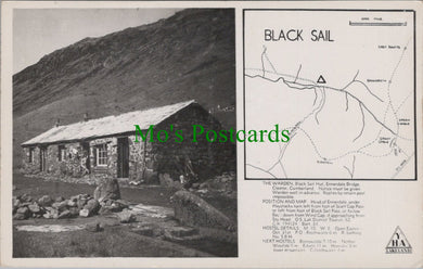 Cumbria Postcard - Black Sail Youth Hostel Hut  SW13145