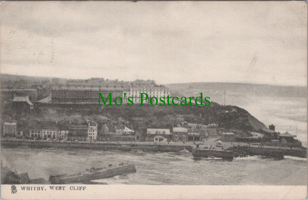 Yorkshire Postcard - Whitby, West Cliff   SW13151