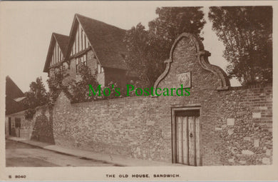 Kent Postcard - Sandwich, The Old House   SW13163