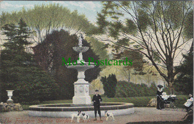 Wales Postcard - Cardiff, The Fountain Sophia Gardens  SW13208