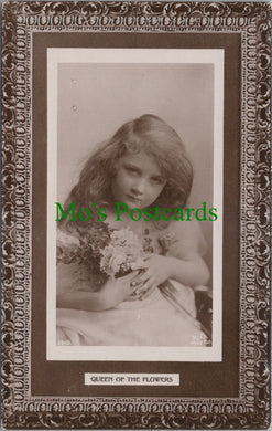 Children Postcard - Queen of the Flowers   HP224