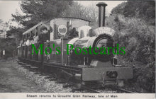 Load image into Gallery viewer, Isle of Man Postcard - Steam Returns To Groudle Glen Railway  HP229
