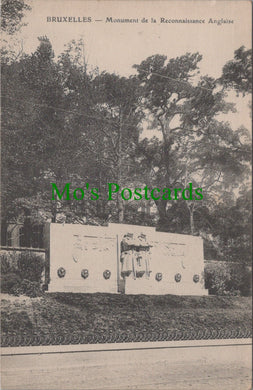Belgium Postcard - Bruxelles, Monument De La Reconnaissance Anglaise HP196