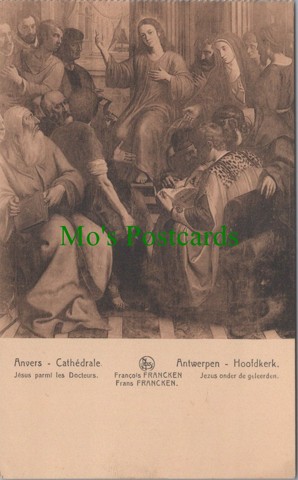 Belgium Postcard - Anvers / Antwerp Cathedrale, Jesus Parmi Les Docteurs HP207
