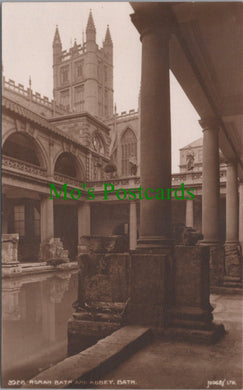 Somerset Postcard - Bath, Roman Bath and Abbey  HP175