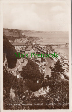 Isle of Wight Postcard - Shanklin, View From Rylstone Gardens HP182