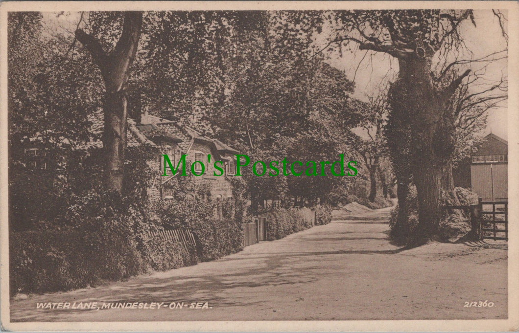 Norfolk Postcard - Mundesley-On-Sea, Water Lane DC2572