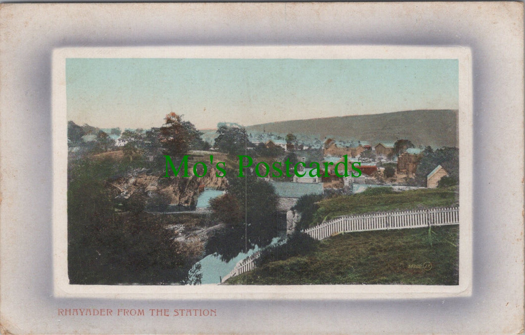 Wales Postcard - Rhayader From The Station DC2581
