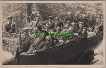 Load image into Gallery viewer, Road Transport Postcard - Charabanc Men&#39;s Road Trip  SW12401
