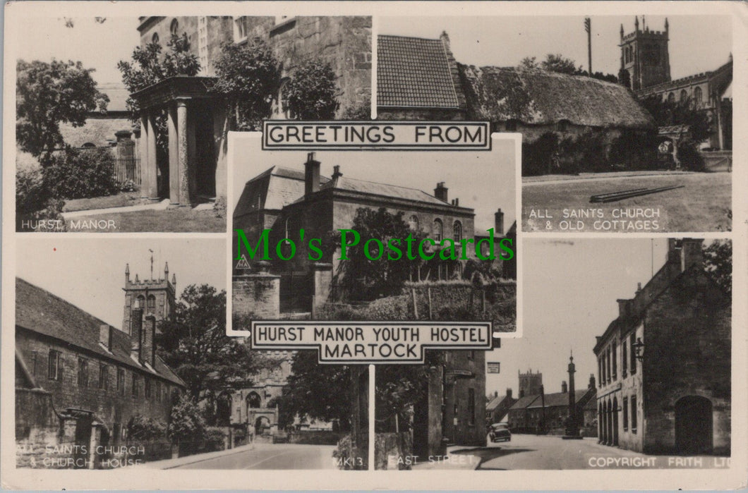 Somerset Postcard - Hurst Manor Youth Hostel, Martock  SW12418