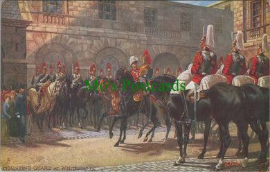 Military Postcard - Mounting Guard at Whitehall, London  SW12440