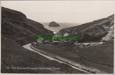 Cornwall Postcard - Tintagel, Gull Rock and Trebarwith Strand SW12445