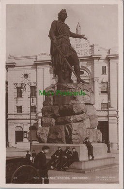 Scotland Postcard - The Wallace Statue, Aberdeen  SW12450