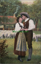 Load image into Gallery viewer, Romance Postcard - Romantic Couple Kissing   SW13224
