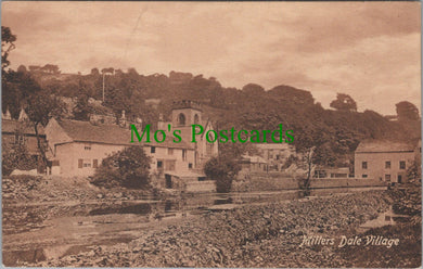 Derbyshire Postcard - Millers Dale Village   SW13228