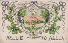Load image into Gallery viewer, Embossed Greetings Postcard - Nellie To Bella Handshake  SW13279
