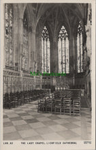 Load image into Gallery viewer, Staffordshire Postcard - Lichfield Cathedral, The Lady Chapel  SW10990
