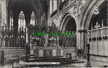 Load image into Gallery viewer, Staffordshire Postcard - Lichfield Cathedral, The High Altar Screen  SW10991
