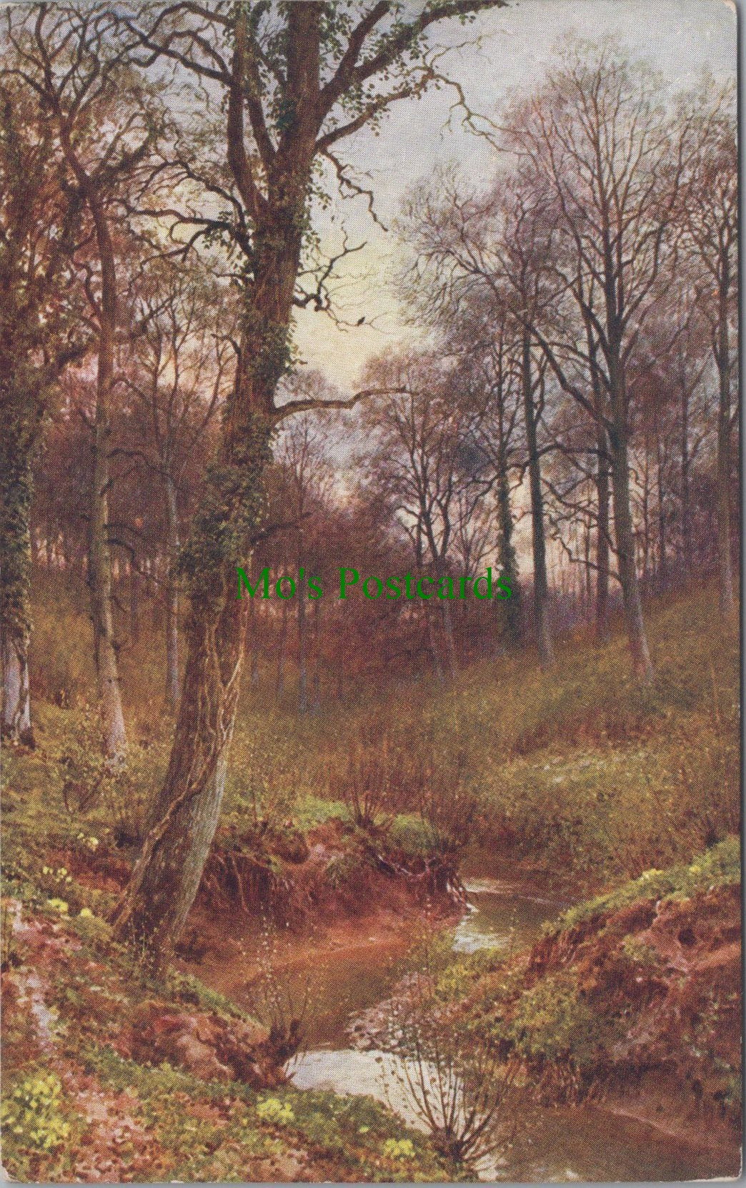 Nature Postcard - Primrose Banks, Artist Sutton Palmer SW11001