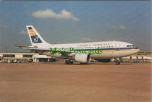 Load image into Gallery viewer, Aviation Postcard - DAQ Airbus A310-203 Cyprus Airways Aeroplane  SW11477
