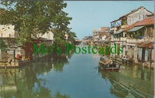 Load image into Gallery viewer, Malaysia Postcard - The Malacca River  SW11023
