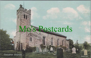 Cumbria Postcard - Coniston Church  SW11026