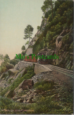 India Postcard? - Train on Steep Hillside  SW11032