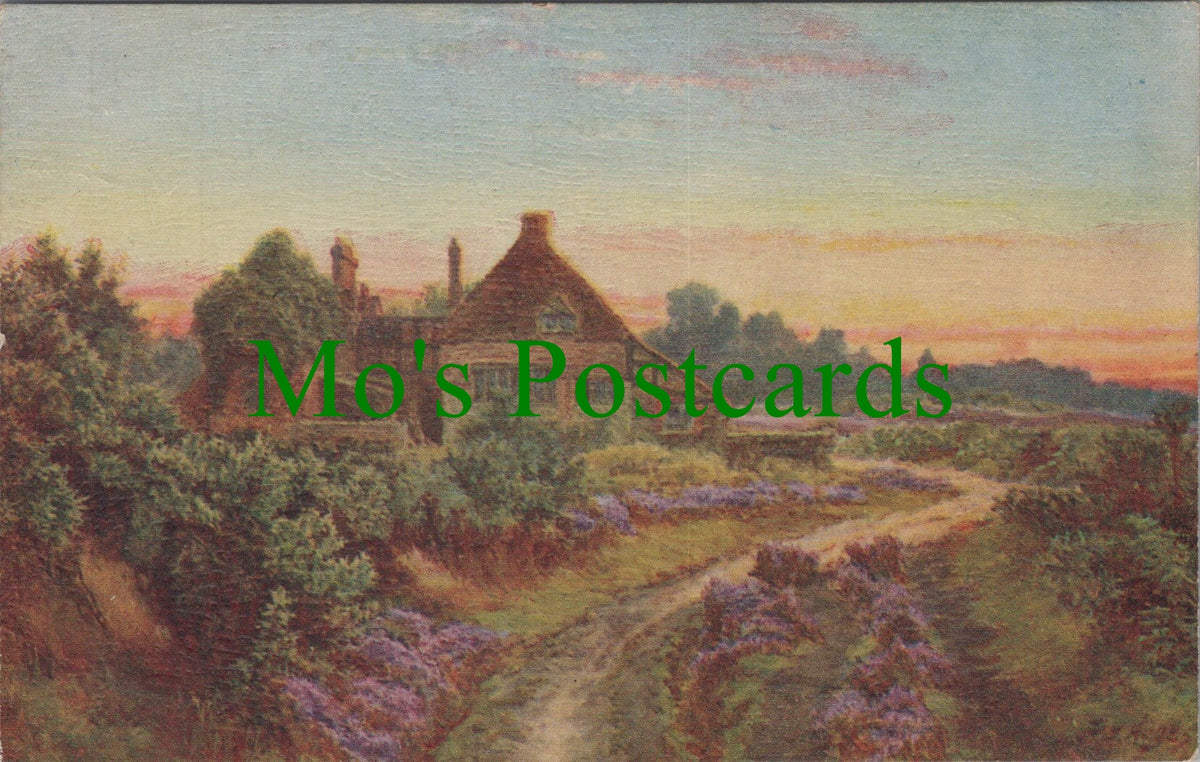 Landscape Art Postcard - Cottage and Rural Scene SW11043 | Mo’s Postcards