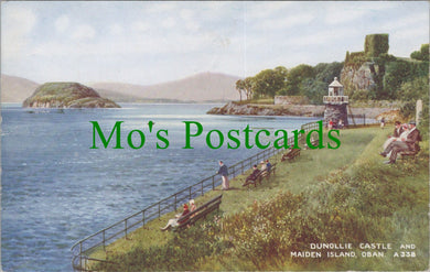 Scotland Postcard - Oban, Dunollie Castle and Maiden Island  SW11072