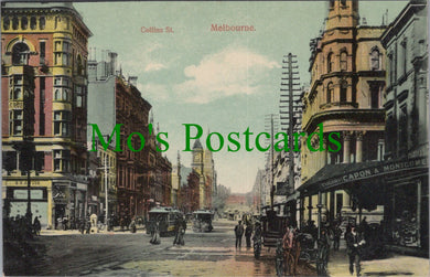 Australia Postcard - Melbourne, Collins Street  SW11094