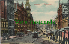 Load image into Gallery viewer, Australia Postcard - Melbourne, Bourke Street  SW11097
