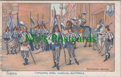 Italy Postcard - Siena, Comparsa Della Contrada Dell'Onda   SW11101