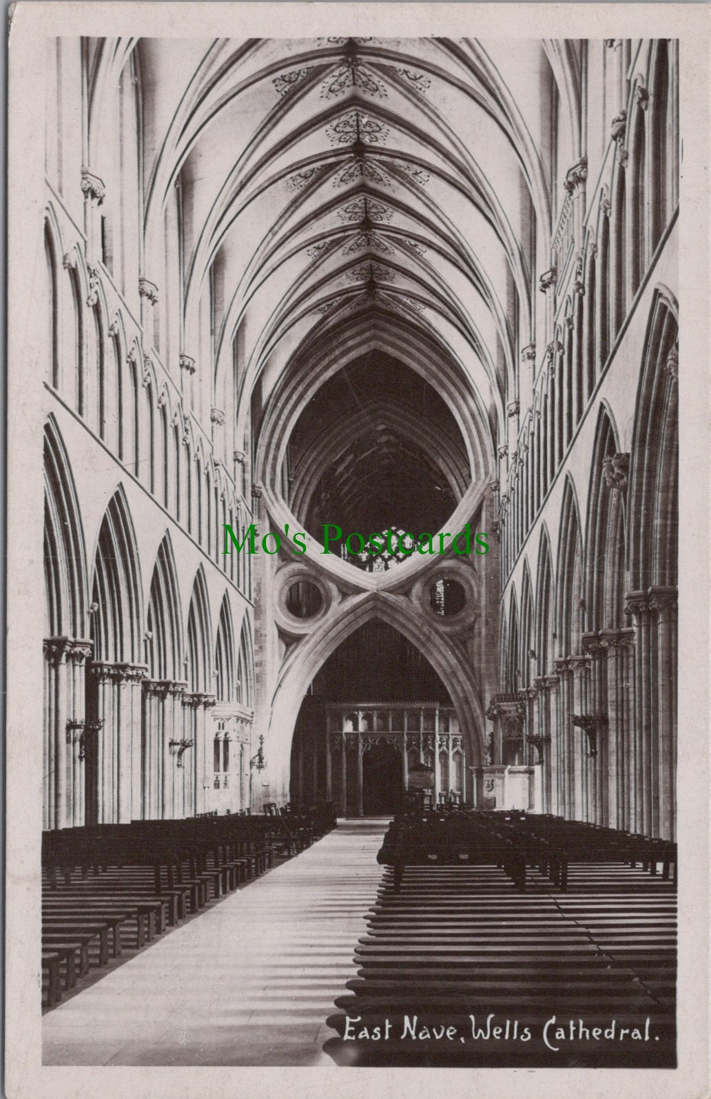 Somerset Postcard - Wells Cathedral, The East Nave  HP129