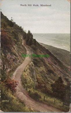 Somerset Postcard - Minehead, North Hill Walk   HP131