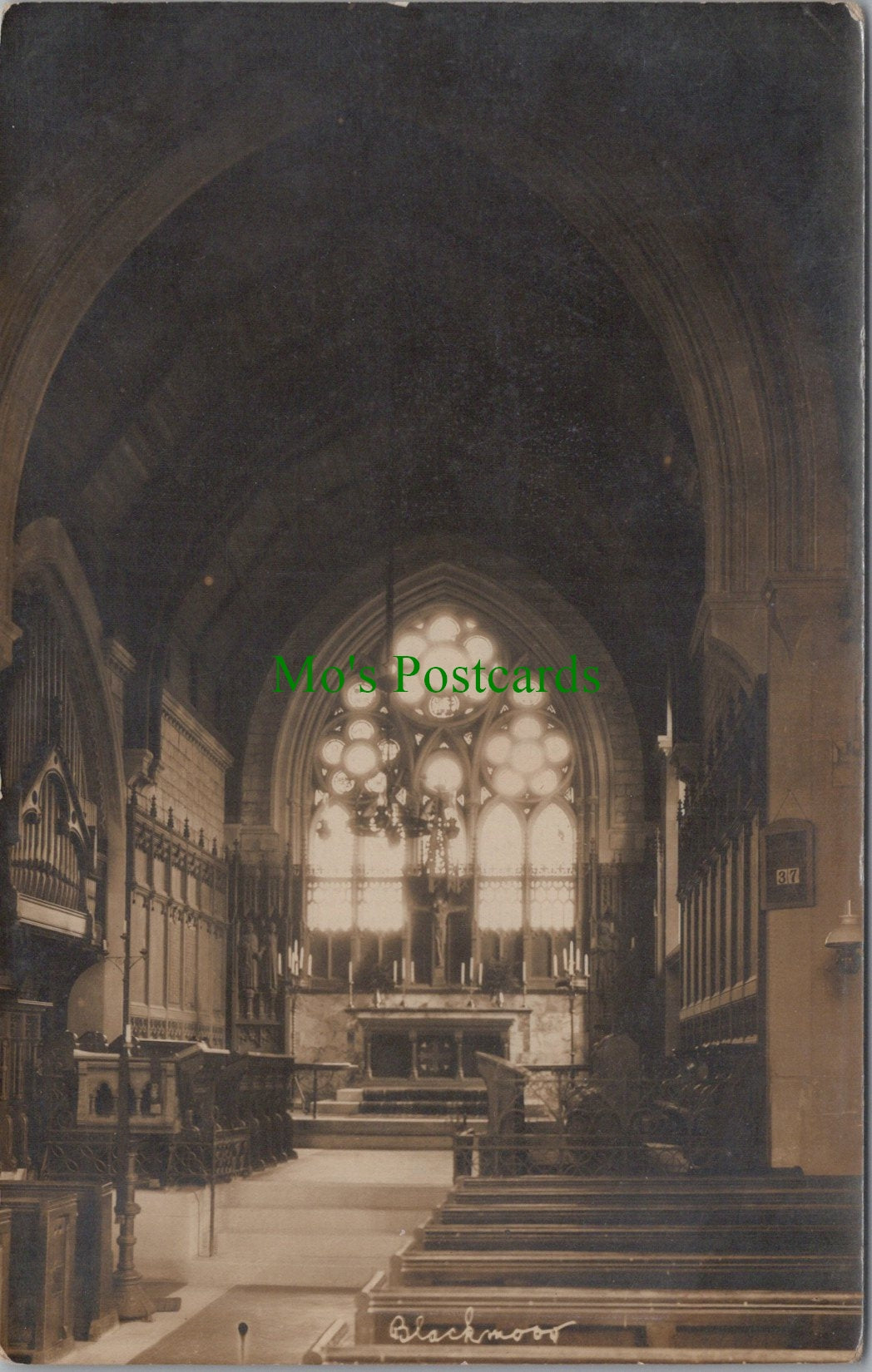 Hampshire Postcard - Blackmoor Church Interior  HP137