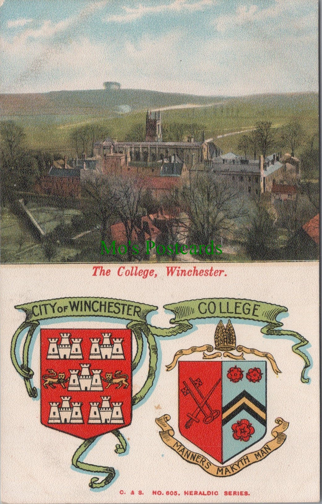 Hampshire Postcard - The College, City of Winchester   HP139