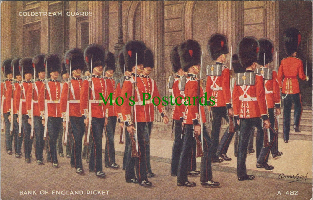Military Postcard - Coldstream Guards, Bank of England Picket  HP86