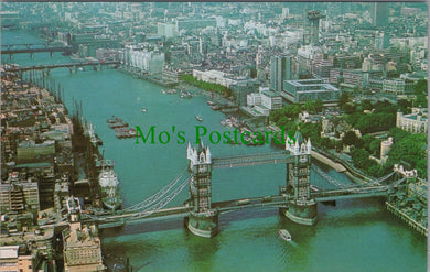 London Postcard - Aerial View of Tower Bridge and The City HP87