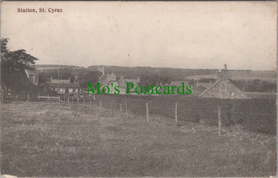 Scotland Postcard - Station, St Cyrus, Aberdeenshire HP90
