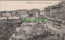 Load image into Gallery viewer, France Postcard - Marseille, Quai De La Fraternite  HP39
